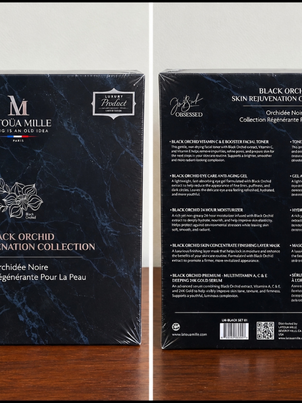 L'ARTOUA MILLE Black Orchid Skin Rejuvenation Collection
